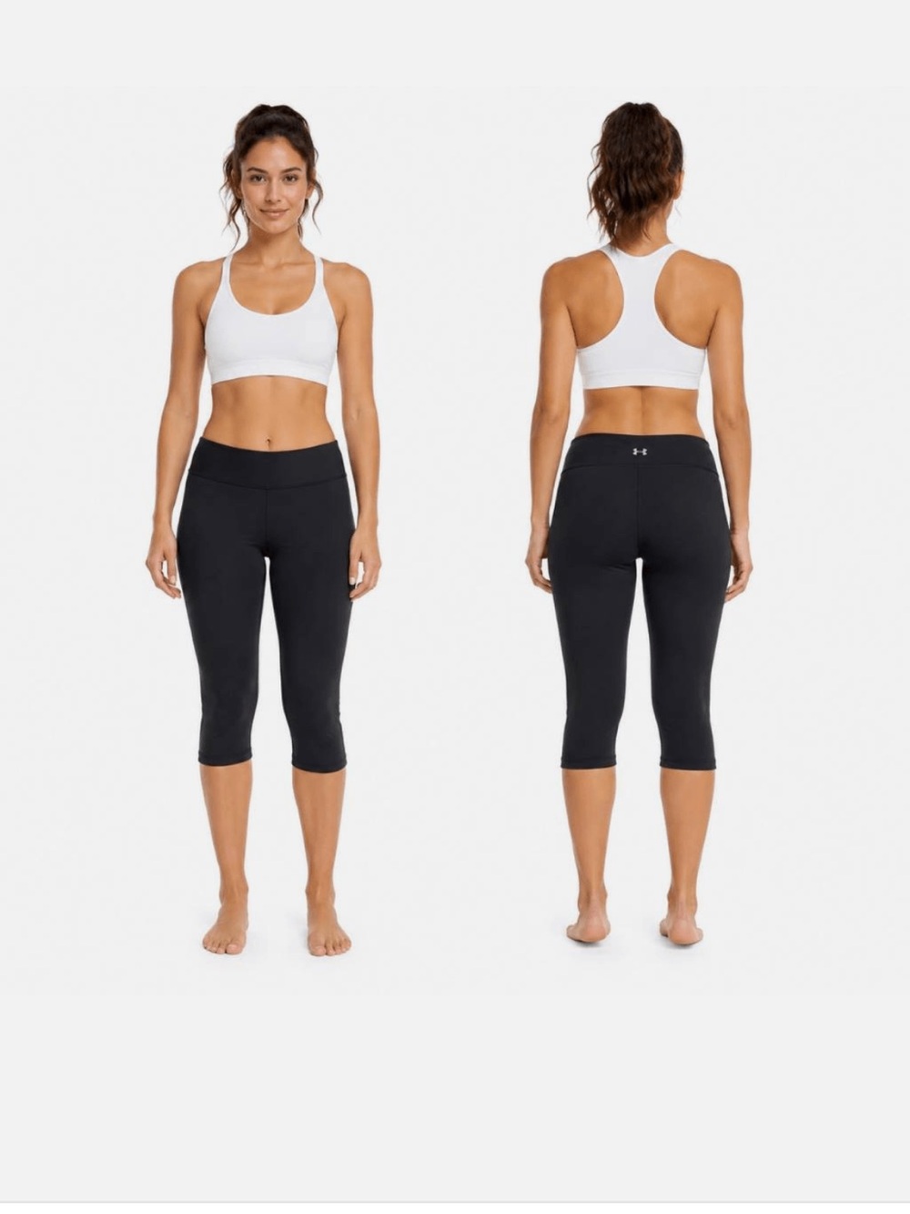 Under Armour Cropped Black Leggings